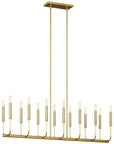 Feiss Brianna 14-Light Linear Chandelier