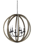 Feiss Allier 6-Light Pendant Chandelier