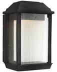 Feiss McHenry 1-Light Outdoor Wall Lantern in Textured Black