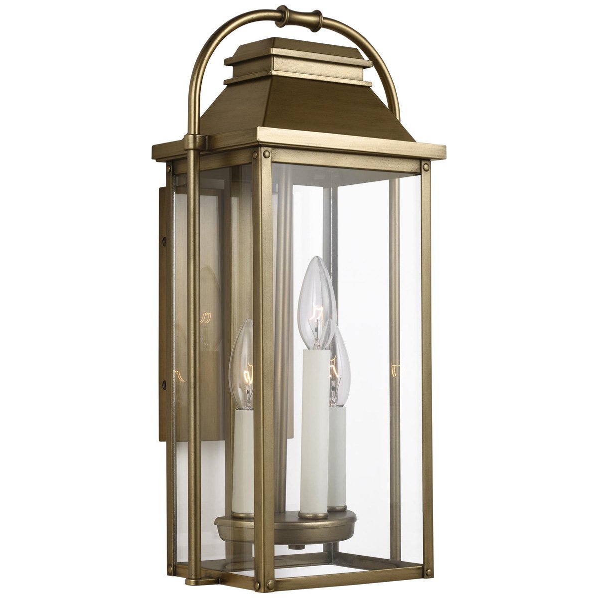 Feiss Wellsworth 3-Light Outdoor Wall Lantern