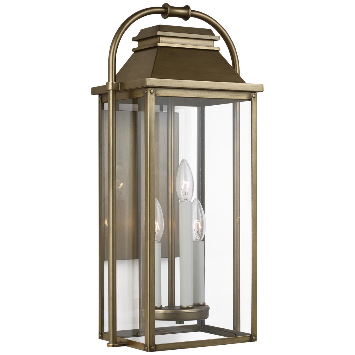 Feiss Wellsworth 3-Light Outdoor Wall Lantern