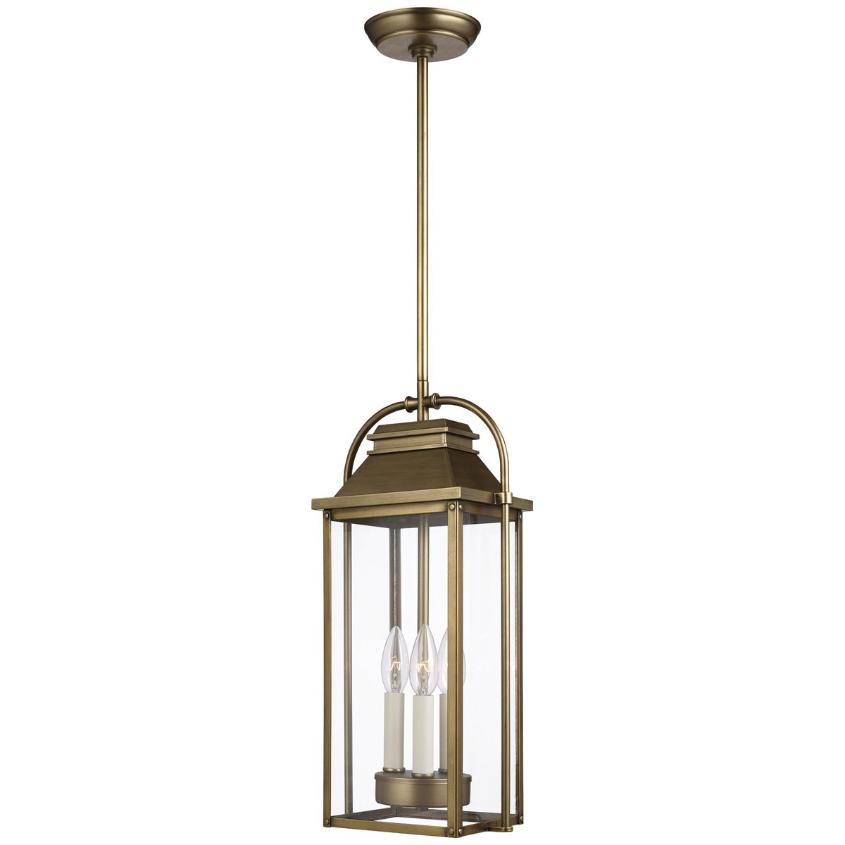 Feiss Wellsworth 3-Light Outdoor Pendant Lantern