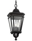 Feiss Cotswold Lane 3-Light Small Outdoor Hanging Lantern