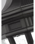 Feiss Cotswold Lane 3-Light Large Outdoor Hanging Lantern in Black