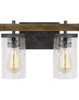 Feiss Angelo 2-Light Vanity - Distressed Weathered Oak