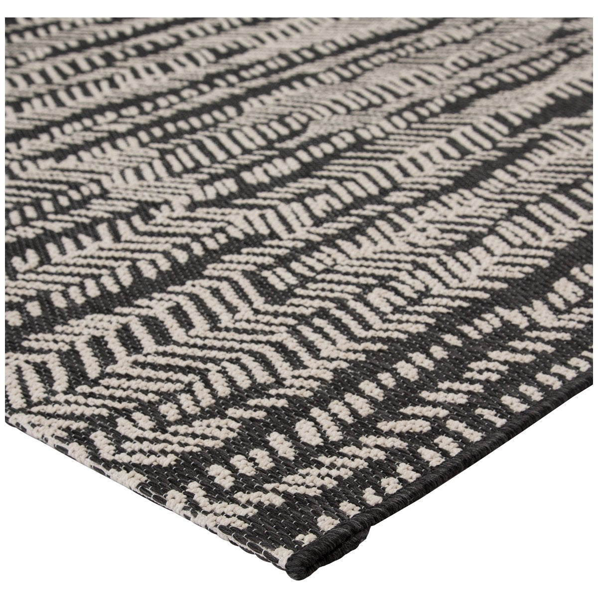 Jaipur Fresno Citali Tribal Black Cream FSN05 Rug