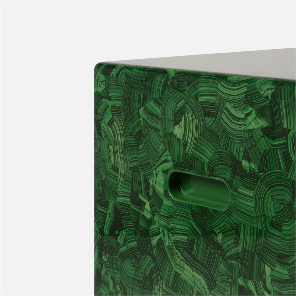 Made Goods Adonis Faux Malachite Stool