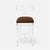 Made Goods Aldercy Clear Acrylic Counter Stool in Aras Mohair