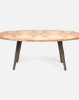 Made Goods Alder Oval Dining Table in Ash Veneer Top