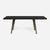 Made Goods Alder Rectangular Dining Table in Faux Horn