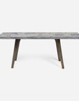 Made Goods Alder Rectangular Dining Table in Stone Top