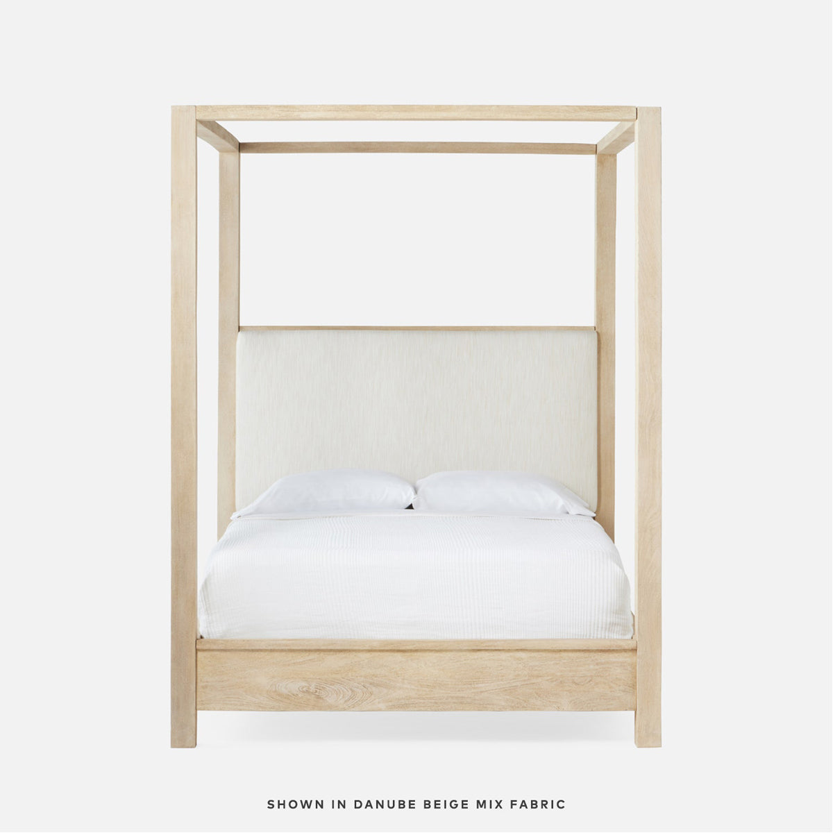 Made Goods Allesandro Boxy Canopy Bed in Clyde Fabric