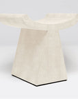 Made Goods Annika Art Deco Realistic Faux Shagreen Stool