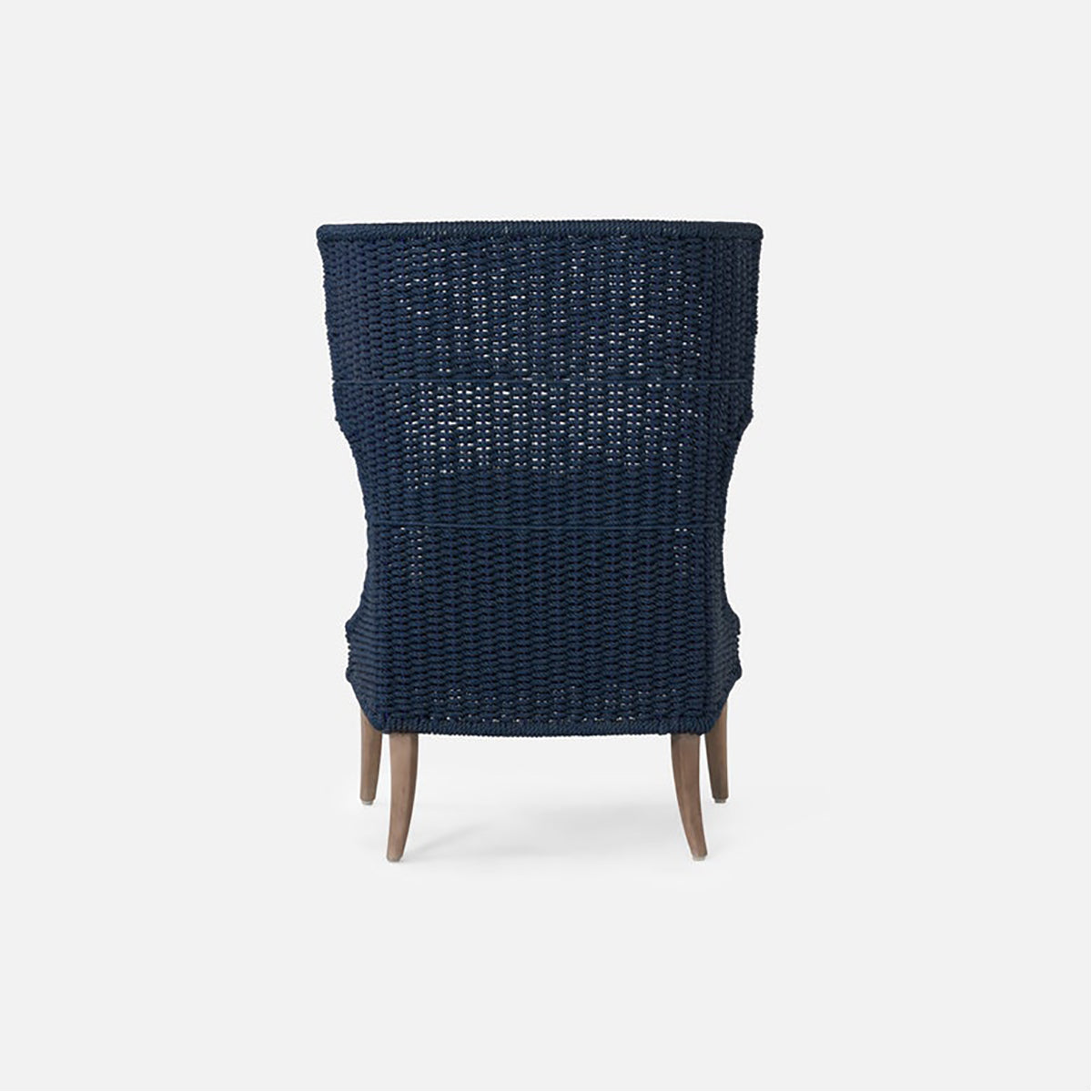 Made Goods Arla Wingback Outdoor Lounge Chair in Alsek Fabric