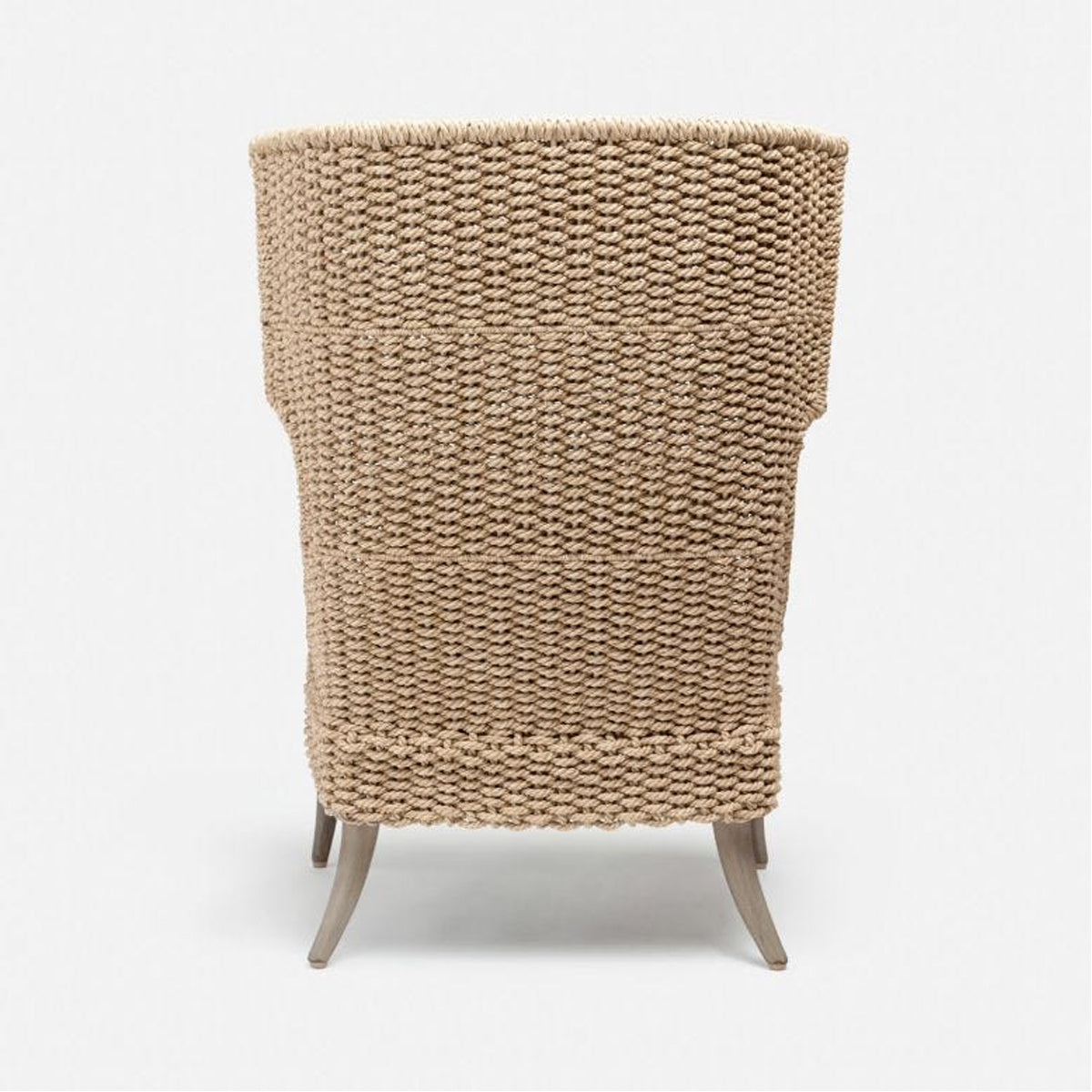 Made Goods Arla Wingback Outdoor Lounge Chair in Pagua Fabric