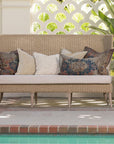 Made Goods Arla Faux Rope Outdoor Sofa in Alsek Fabric