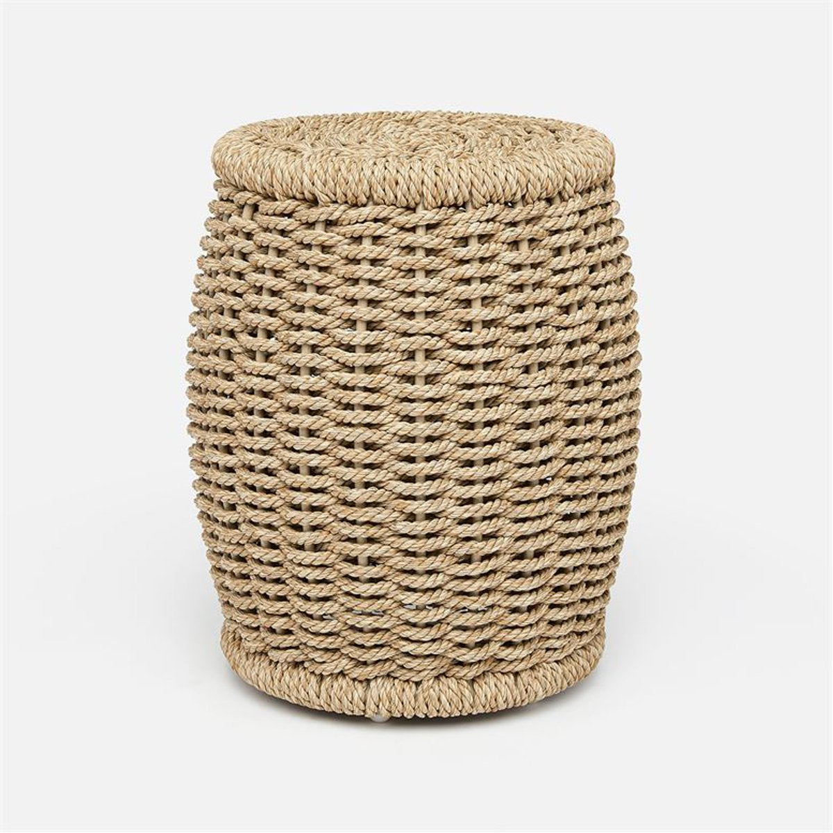 Made Goods Arla Faux Rope Outdoor Stool