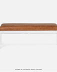 Made Goods Artem Double Upholstered Bench in Aras Mohair