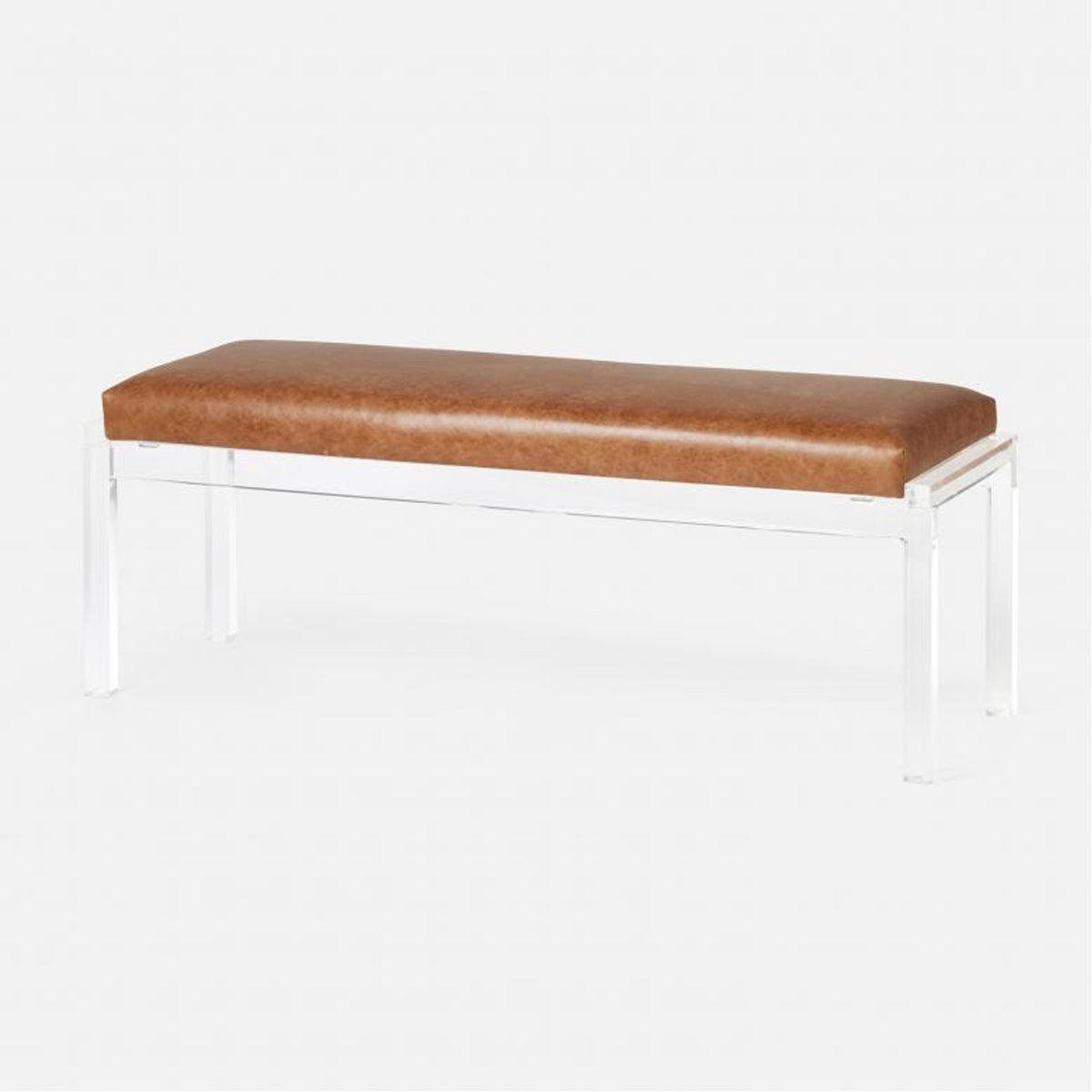 Made Goods Artem Double Upholstered Bench in Mondego Cotton Jute