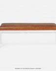 Made Goods Artem Double Upholstered Bench in Humboldt Cotton Jute