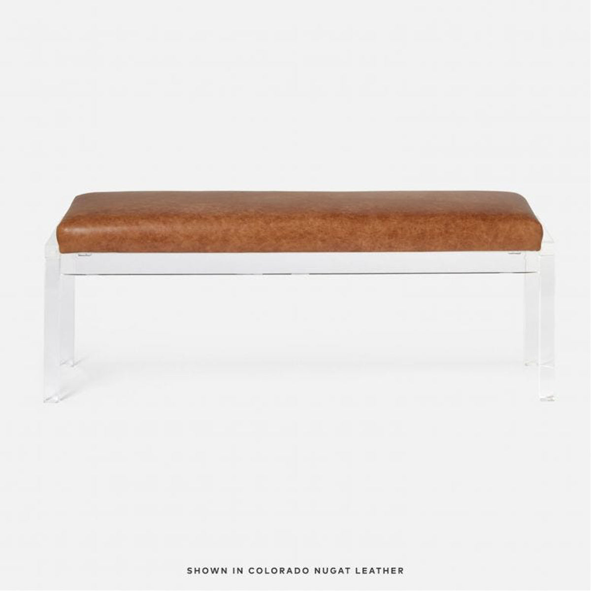 Made Goods Artem Double Upholstered Bench in Havel Performance Velvet