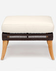 Made Goods Aurora Woven Outdoor Ottoman in Alsek Fabric