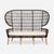 Made Goods Aurora Woven Wingback Outdoor Sofa in Clyde Fabric