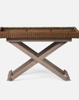 Made Goods Avani Faux Wicker Teak Console