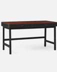 Made Goods Axton 54-Inch Traditional Leather Desk