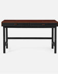 Made Goods Axton 54-Inch Traditional Leather Desk