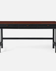 Made Goods Axton 64-Inch Traditional Leather Desk