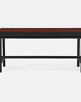 Made Goods Axton 64-Inch Traditional Leather Desk