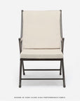 Made Goods Balta Metal Outdoor Dining Chair, Havel Velvet