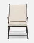 Made Goods Balta Metal Outdoor Dining Chair, Alsek Fabric