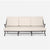 Made Goods Balta Metal Outdoor Sofa in Clyde Fabric