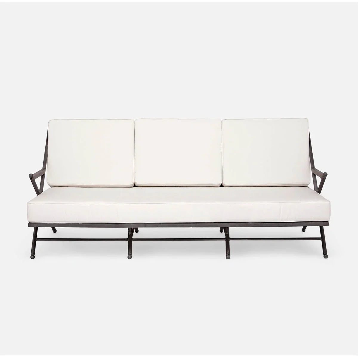 Made Goods Balta Metal Outdoor Sofa, Alsek Fabric