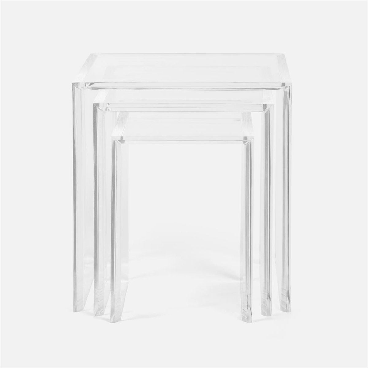 Made Goods Beckham Acrylic Nesting Tables