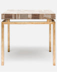 Made Goods Benjamin Floating Leg Side Table in Petrified Wood