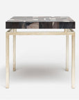 Made Goods Benjamin Floating Leg Side Table in Petrified Wood