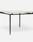 Made Goods Benjamin Floating Leg Game Table in Faux Shagreen Top