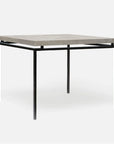 Made Goods Benjamin Floating Leg Game Table in Faux Shagreen Top