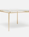 Made Goods Benjamin Floating Leg Game Table in Faux Shagreen Top