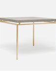 Made Goods Benjamin Floating Leg Game Table in Faux Shagreen Top