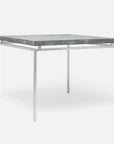 Made Goods Benjamin Floating Leg Game Table in Faux Shagreen Top