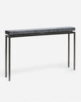 Made Goods Benjamin Narrow Console Table in Faux Horn