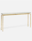 Made Goods Benjamin Floating Leg Console Table in Faux Shagreen Top