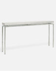 Made Goods Benjamin Floating Leg Console Table in Faux Shagreen Top