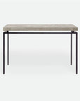 Made Goods Benjamin Floating Leg Console Table in Faux Shagreen Top