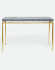 Made Goods Benjamin Floating Leg Console Table in Faux Shagreen Top