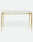 Made Goods Benjamin Floating Leg Console Table in Faux Shagreen Top